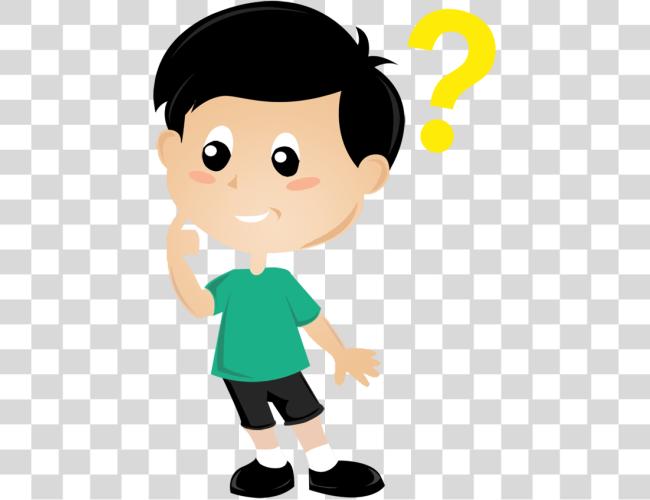 Download Cartoon Boy Thinking Thinking Boy Cartoon Clip Art