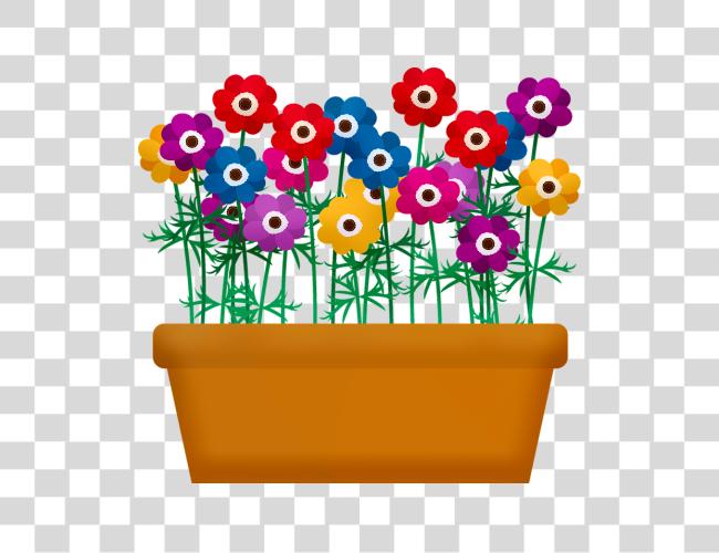 Download Flower Box Flowers And Plants Clip Art