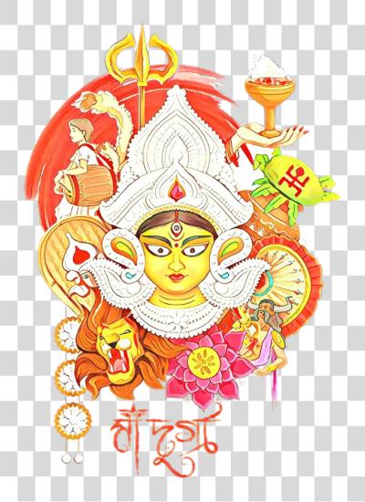 下载 Bengali Durga Maa PNG file