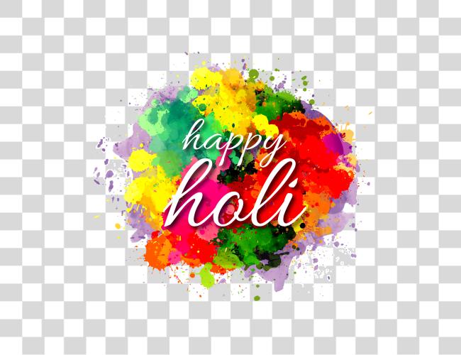 Download Festival Wish Splash Graffiti Holi Inkcolor Happiness Happy Holi To All Clip Art