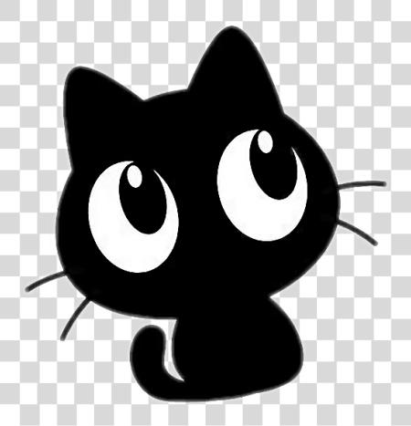 Download freetoedit lindo kawaii gato blackcat chacha dofus Chibi gato PNG file