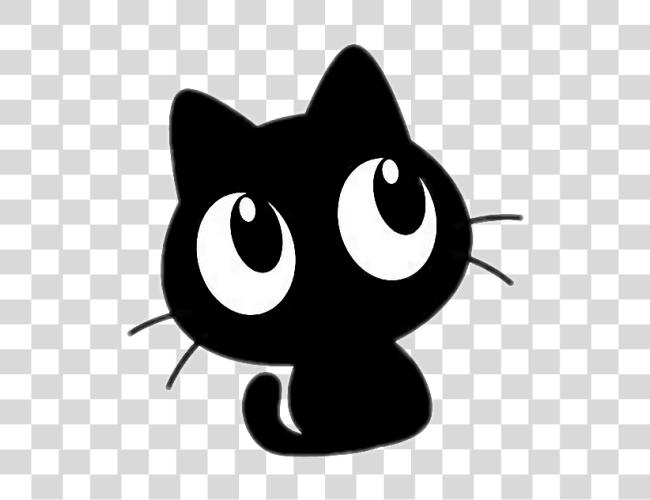 下载 freetoedit 可爱 kawaii 猫 blackcat chacha dofus Chibi 猫 Clip 艺术