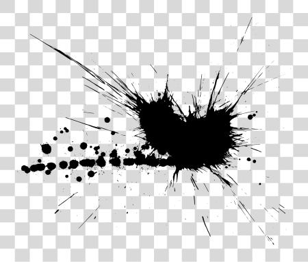 Download negro Paint Splash PNG file