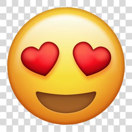 Download Emoji Heart Iphone Love Heart Eyes Emoji PNG file