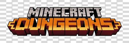 下载 Minecraft Dungeons Logo PNG file