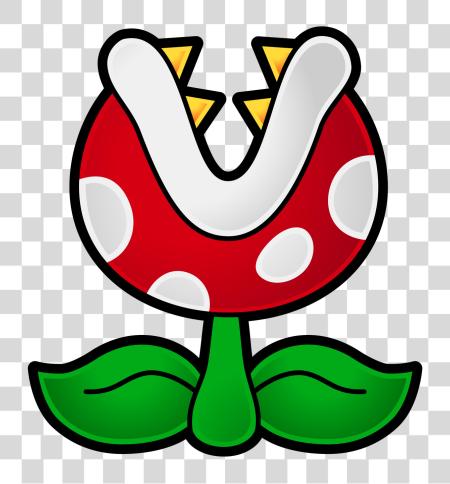 下载 纸 Mario 超级 Mario Piranha Plant PNG file