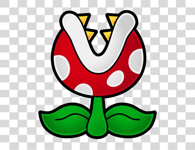 تحميل ورق Mario سوبر Mario Piranha Plant مقطوعة فن