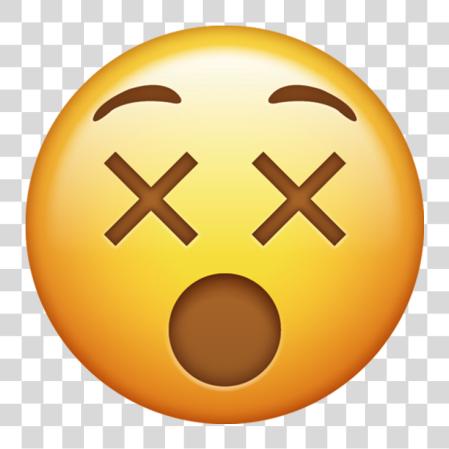 Download Dead cara emoji PNG file