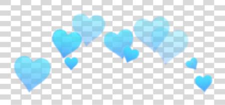 Download sticker stickers edit edits cabeza cara pic corazón corona azul PNG file