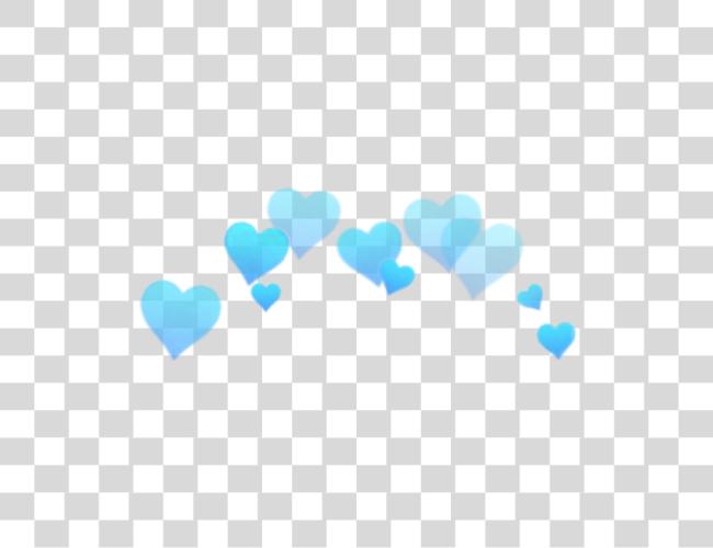 Download sticker stickers edit edits cabeza cara pic corazón corona azul Clip arte