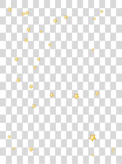 Download Yellow Floating Stars Stars Drawing PNG file