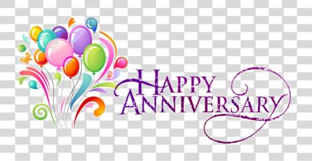 Download Anniversary Text Happy Wedding Anniversary PNG file