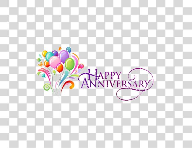 Download Anniversary Text Happy Wedding Anniversary Clip Art