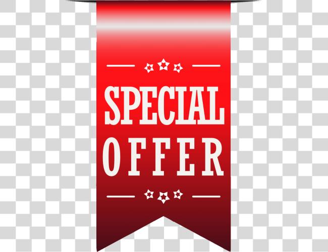 Download Special Offer rojo Special Offer etiqueta Clip arte