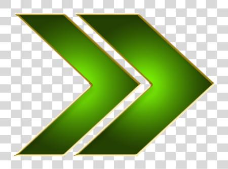 Download Double Arrow Green Right Green Right Arrow PNG file