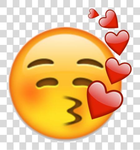 Download Blushing Kissing Emoji Kiss Emoji PNG file