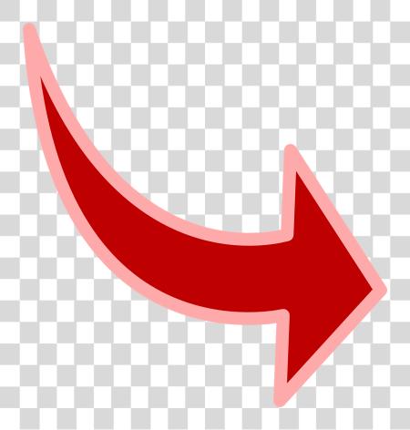 Download Red Arrow Mark Arrow Cartoon PNG file