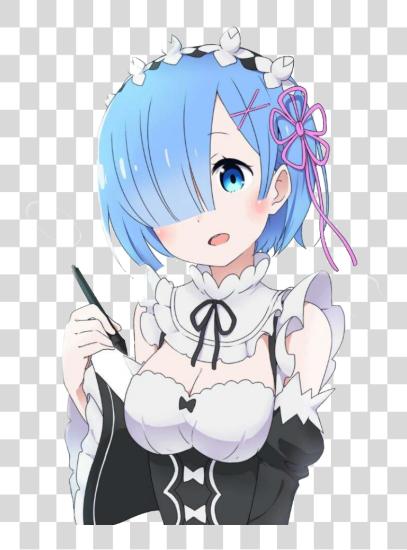 Download Ram y Rem Re Zero Chibi Rem Re Zero Chibi PNG file