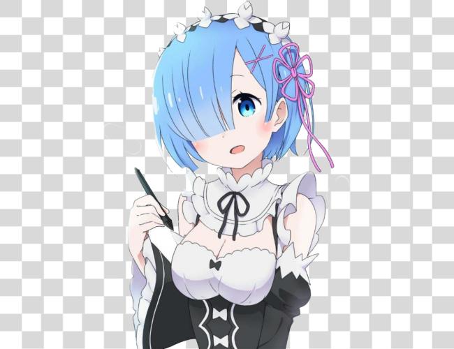 下载 Ram 和 Rem Re Zero Chibi Rem Re Zero Chibi Clip 艺术