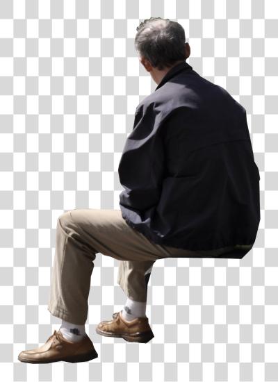 Download People Sitting Back Sitting People PNG file