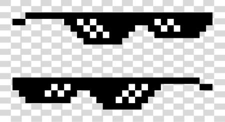 Download 8 Bit gafas de sol PNG file