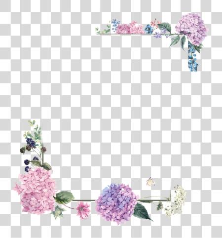 Download marco boda flor boda Border PNG file