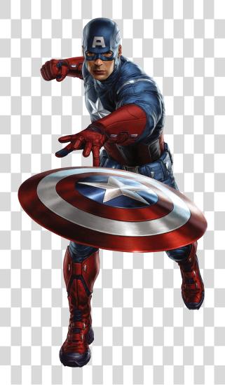 下载 Captain America Throwing Shield 复仇者联盟 Captain America PNG file