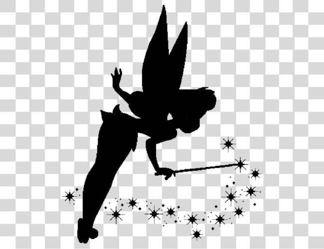 تحميل Tinkerbell صورة ظلية Tinkerbell Svg Files مقطوعة فن