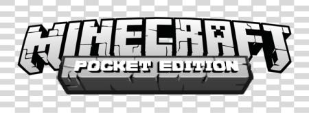 下载 Minecraft Pocket Edition Logo Minecraft Pocket Edition PNG file