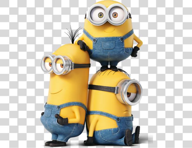 下载 Meu Malvado Favorito Minions 3 Minion Stuart Bob Kevin Clip 艺术