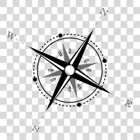 Download Wind Rose Architectural North Point Symbol PNG file