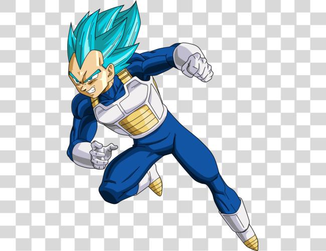 下载 Imagenes De Vegeta Vegeta Ssj 蓝色 Clip 艺术