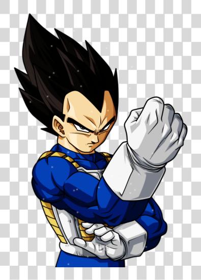 下载 Vegeta Image 黑色 和 白色 PNG file