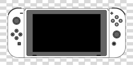 Download Nintendo Switch Console Hac Lineart Console Front Joycon All Nintendo Switch PNG file