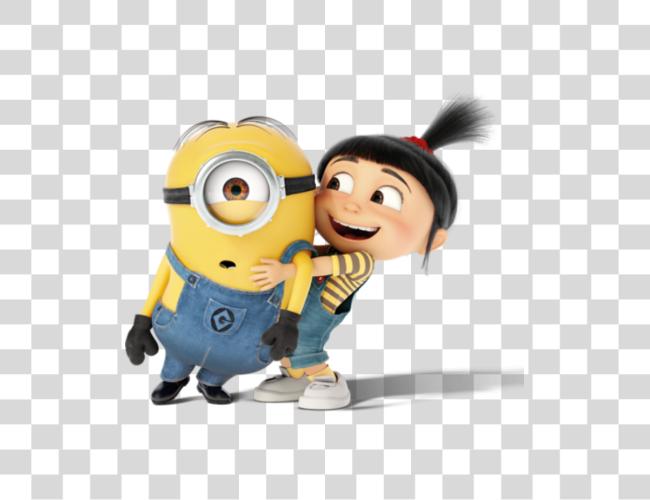 تحميل بنت و Minion شخصيات مقطوعة فن