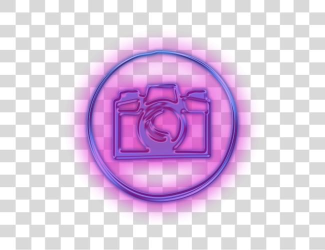 Download Camera Sticker Neon Instagram Icons Clip Art