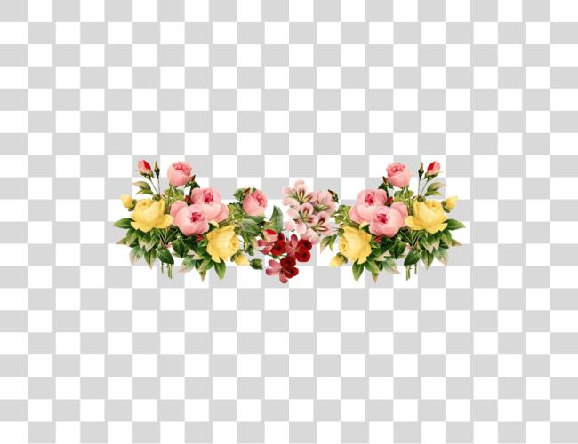 Download Resultado De Imagen De Barras Separadoras Flores Verdes Background Flower Clip Art