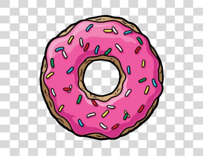 Download Donut Photo Simpsons Donuts Clip Art