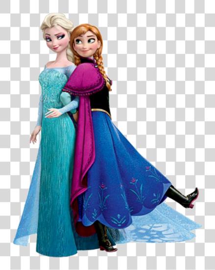 Download Frozen Personajes Anna Y Elsa PNG file