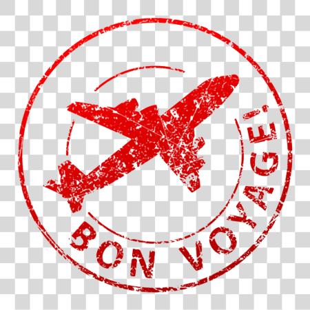 Download Pass Stamp Bon Voyage PNG file