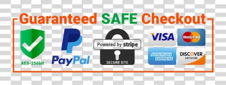 下载 Guaranteed Safe Checkout Paypal Secure Checkout 徽章 PNG file