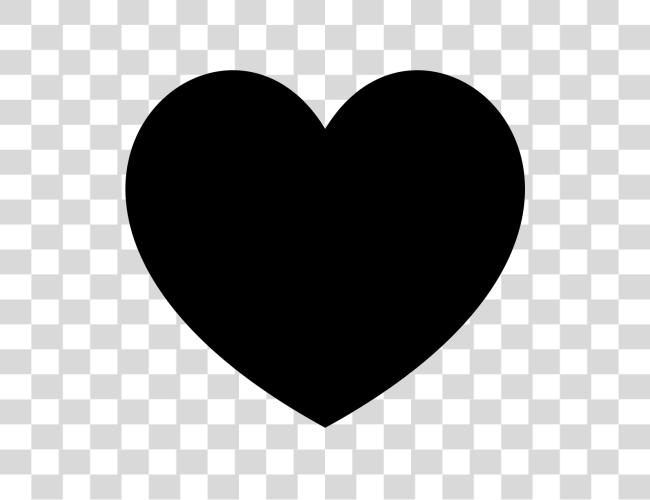 Download Heart Icon Black Heart Icon Clip Art