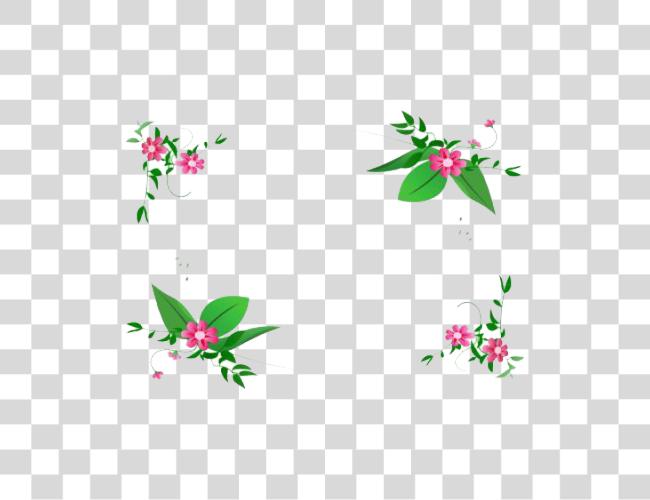 Download Flowers Borders Flower Border Design Clip Art