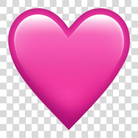 Download corazon rosa iphone Pink corazón emoji PNG file