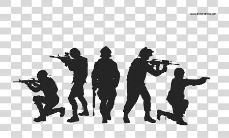 下载 Silhouette Soldier 军事 军队 Soldier Silhouette PNG file