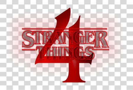 Download Stranger Things 4 logotipo Primary Image gráfico diseño PNG file