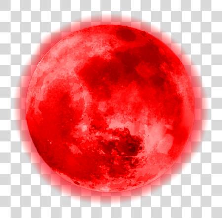 Download circle rojo luna glowing glowingmoon lindo estético Blood luna PNG file