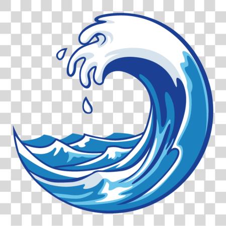 Download Cartoon Ocean Wave Wave Cartoon PNG file