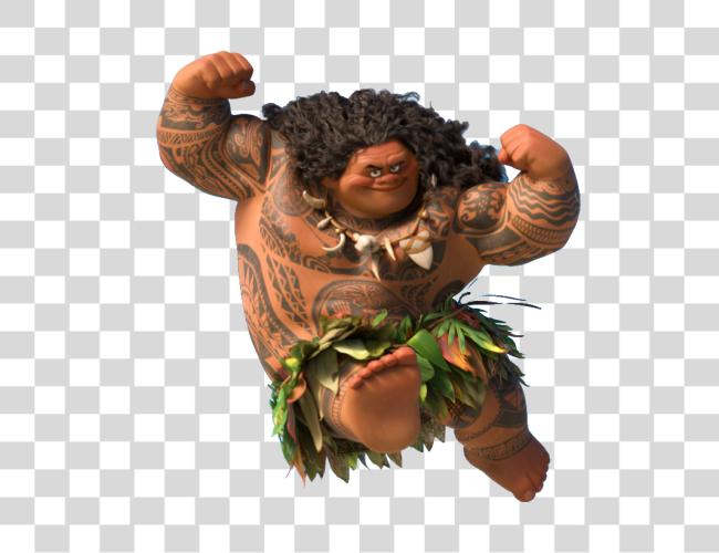 تحميل Moana Maui Tattoos Moana جميع ال شخصيات مقطوعة فن