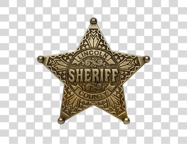 Download Sheriff Badge Wild West Sheriff Star Clip Art